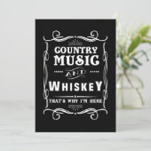 カントリーミュージックとウィスキーだから私はここに来た サンキューカード (スタンド正面)