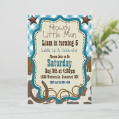 カントリーミュージックの少年 誕生日招待状 招待状 (スタンド正面)