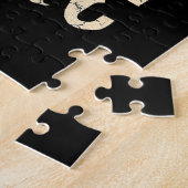 カントリーミュージックギターアメリカンフラグギフト ジグソーパズル (側面)