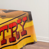 カントリーミュージックギター テーブルクロス