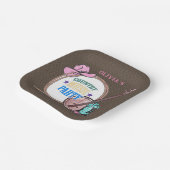 カントリーミュージック誕生日パーティー ペーパープレート (傾斜あり)