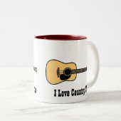 カントリーミュージック ツートーンマグカップ (正面右)