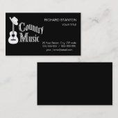 カントリーミュージック 名刺 (正面/裏面)