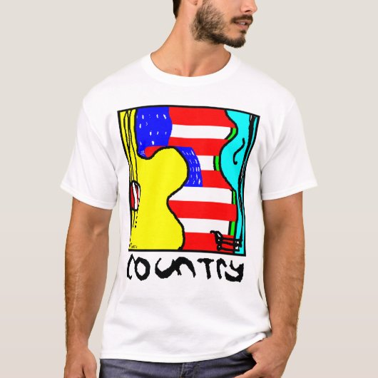 カントリーミュージック Tシャツ (正面)