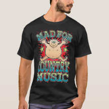 カントリーミュージックTシャツ用不機嫌