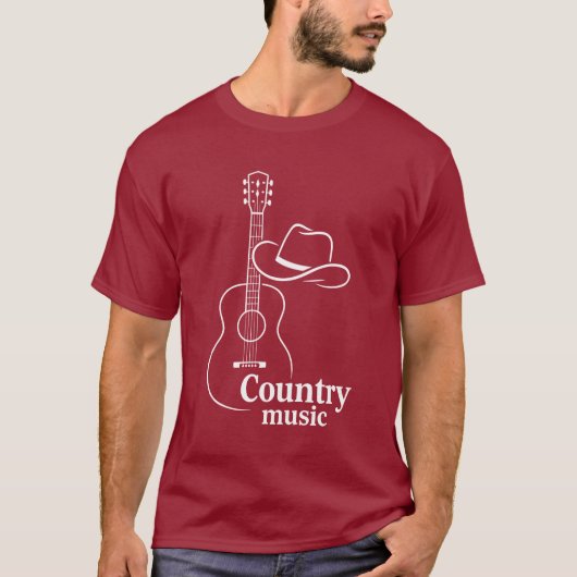 カントリーミュージックTシャツ Tシャツ (正面)