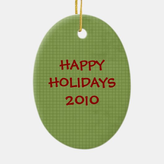 カントリームースセラミッククリスマスオーナメント セラミックオーナメント (裏面)