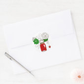 カントリーメイスンジャールクリスマスステッカー ラウンドシール (封筒)