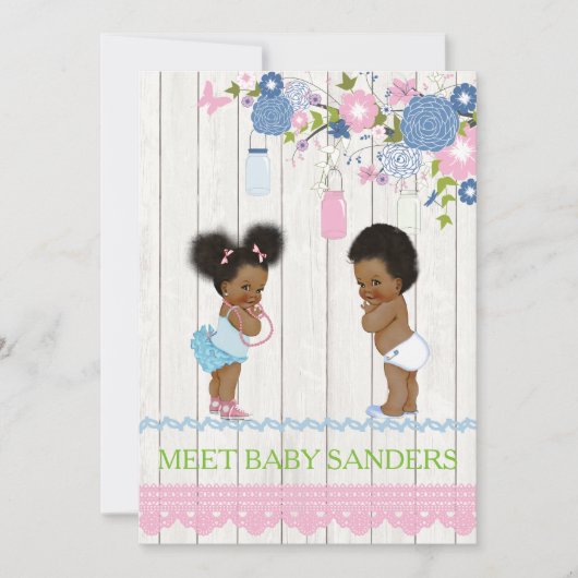 カントリーメイソンジャーベビーリビール招待状 招待状 (正面)