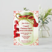 カントリーメイソンジャールクリスマスパーティの招待状 招待状 (スタンド正面)