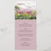 カントリーメドウウォーターカラーダスティーバラ結婚ズメニュー メニュー (正面)