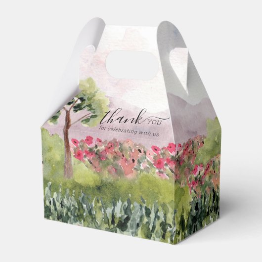 カントリーメドウウォーターカラーダスティーバラ結婚ズ フェイバーボックス (正面サイド)