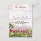 カントリーメドウウォーター結婚カラーの詳細 エンクロージャーカード (正面)