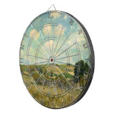 カントリーメドウランドスケープ(by Alfred Sisley) ダーツボード (正面右)