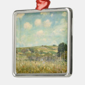 カントリーメドウランドスケープ(by Alfred Sisley) メタルオーナメント (左)