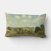 カントリーメドウランドスケープ(by Alfred Sisley) ランバークッション (裏面)