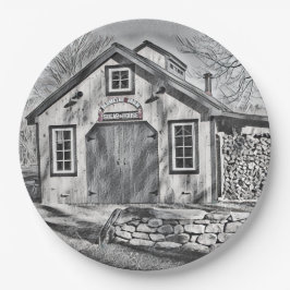 カントリーメープルシュガーシャックアットパルメリーファーム ペーパープレート