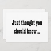 カントリーモダンカウボーイシンプル妊娠 案内状 (正面/裏面)