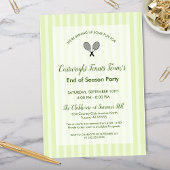 カントリーモダンクラブテニスエンドオブシーズン誕生日 招待状