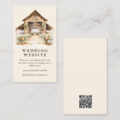 カントリーモダンバ結婚ンの詳細 エンクロージャーカード (正面/裏面)