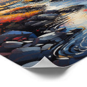 カントリーモーニングストリーム自然 ポスター (角)