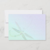 カントリーモーニングドラゴンフライ結婚式RSVP 出欠カード (裏面)