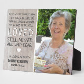 カントリーライトウ素朴ッド |フォトメモリアル フォトプラーク (側面)