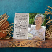 カントリーライトウ素朴ッド |フォトメモリアル フォトプラーク (側面)