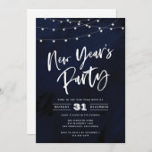 カントリーライトズニューイヤーズイブパーティの招待状 招待状 (正面/裏面)