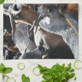 カントリーライフの台所タオル#3 キッチンタオル (折り畳み)