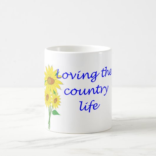 カントリーライフを愛すること コーヒーマグカップ (中央)