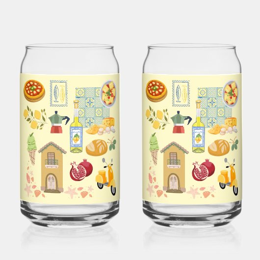 カントリーライフイタリア ガラス缶 (正面)