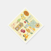 カントリーライフイタリア スタンダードカクテルナプキン (角)