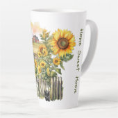 カントリーライフサンフラワーファームウェルカムフレンズ カフェラテマグ (右アングル)