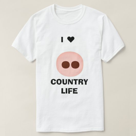 カントリーライフ大好きTシャツ Tシャツ (デザイン正面)