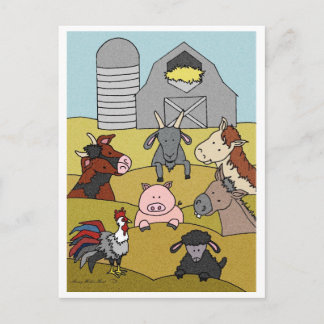 カントリーライフ8ベビーシャワー招待状 インビテーションポストカード