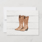 カントリーラブウェスタン素朴サンキューノート サンキューカード (裏面)