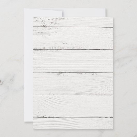 カントリーラブウェスタン素朴結婚式招待状 招待状 (裏面)