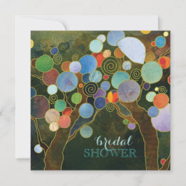 カントリーラブツリーズブルーブライダルシャワー 招待状