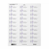 カントリーラベンダー住所 シール (フルシート)