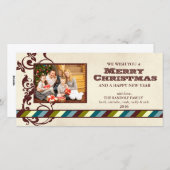 カントリーランチのクリスマスフォトカード シーズンカード (正面/裏面)