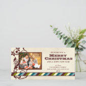 カントリーランチのクリスマスフォトカード シーズンカード (スタンド正面)