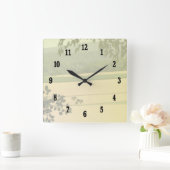 カントリーランドウォールクロック スクエア壁時計 (ホーム)