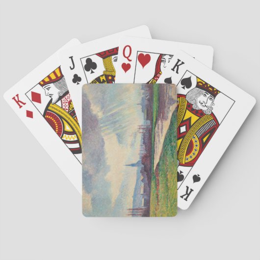 カントリーランドスケープ（Maximilien Luce著） トランプ (裏面)