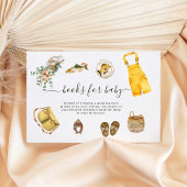 カントリーリトルフィッシャーマンブックベビーカード エンクロージャーカード