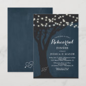 カントリーリハ素朴ーサルディナー招待状カードライト 招待状 (正面/裏面)