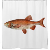 カントリーリビング魚釣りシャワーカーテン シャワーカーテン (正面)
