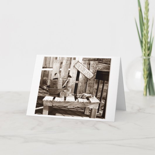 「カントリーリビング」ハッピーバースデー カード (正面)