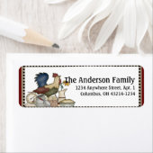 カントリールースター差出人住所ラベル ラベル (インサイチュ)