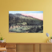 カントリーレジデンスシーン キャンバスプリント (インサイチュ (リビング))